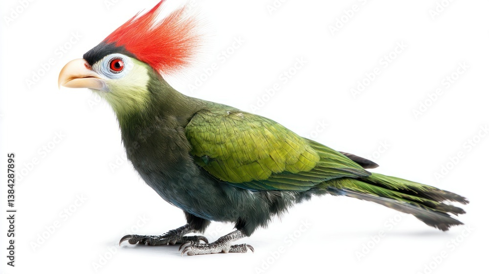 Fototapeta premium Turaco isolated on white background