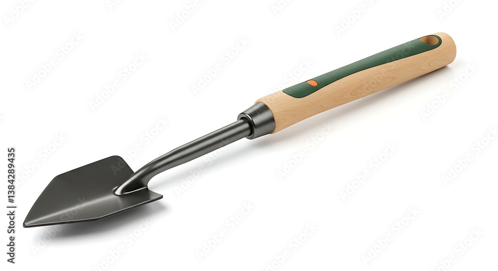 Gardening Trowel Close-up on White Background for Planting and Digging Gardening Trowel Close-up on White Background for Planting and Digging