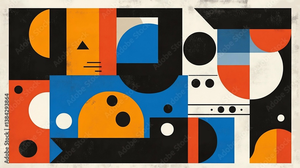 Geometric Harmony Abstract Shapes in Bold Colors Geometric Harmony Abstract Shapes in Bold Colors