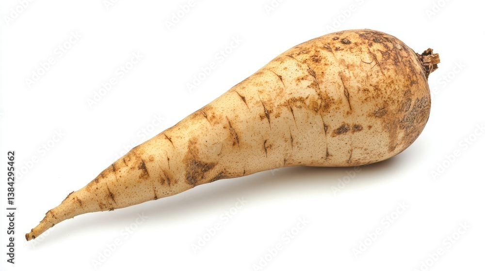 Yam isolated on white background