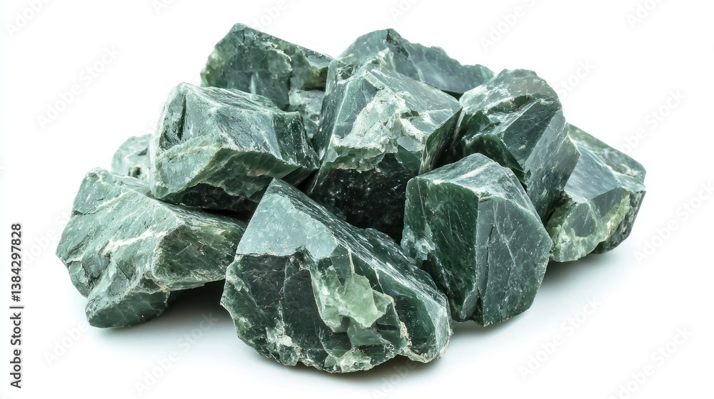 Fototapeta premium Phyllite isolated on white background