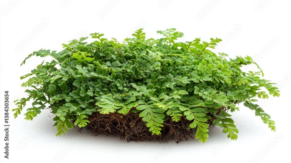 Resurrection Fern (Pleopeltis polypodioides) isolated on white background Resurrection Fern (Pleopeltis polypodioides) isolated on white background