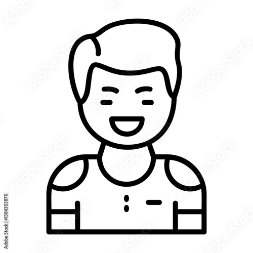 Euphoria Outline Style Emotion Icon