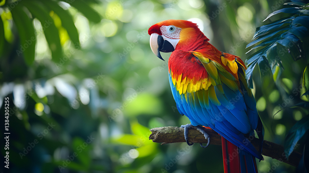 Obraz premium blue and yellow macaw