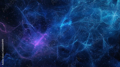 Cosmic Nebula, swirling gas, vibrant colors, deep space background, ideal for science fiction