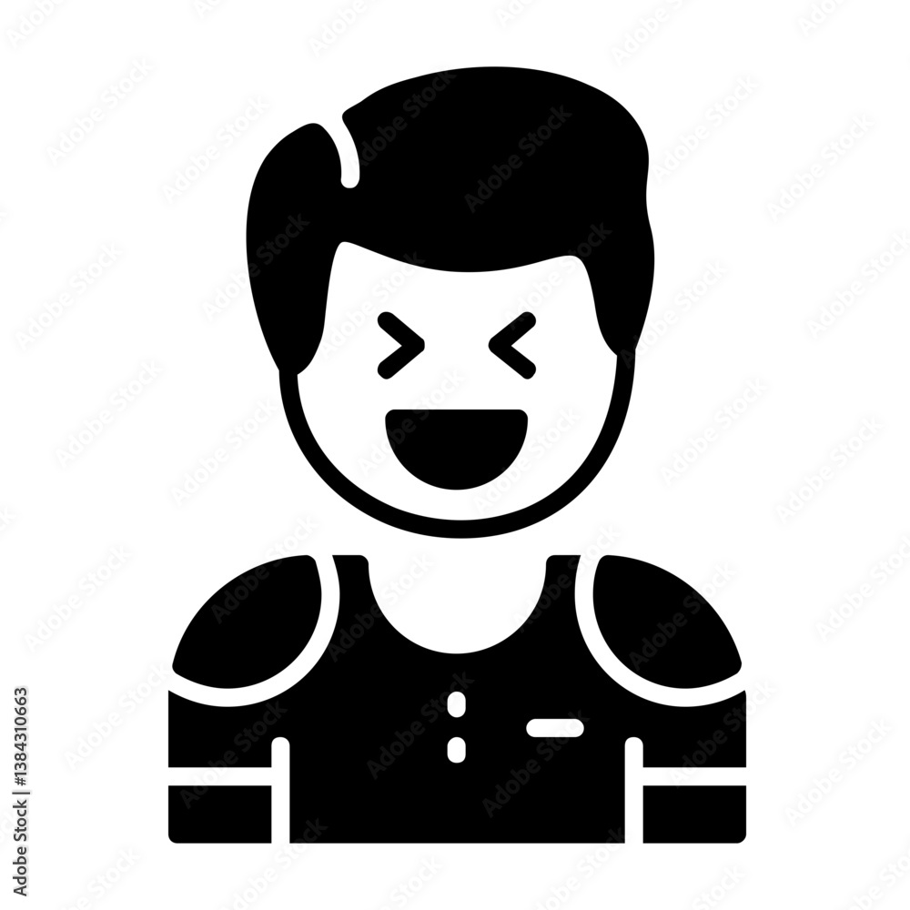 Excitement Solid Style Emotion Icon Excitement Solid Style Emotion Icon