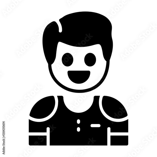 Joy Solid Style Emotion Icon