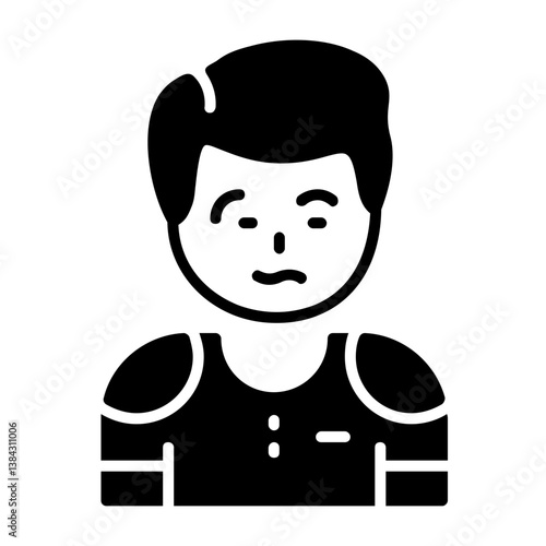 Intrigue Solid Style Emotion Icon