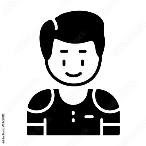 Satisfaction Solid Style Emotion Icon