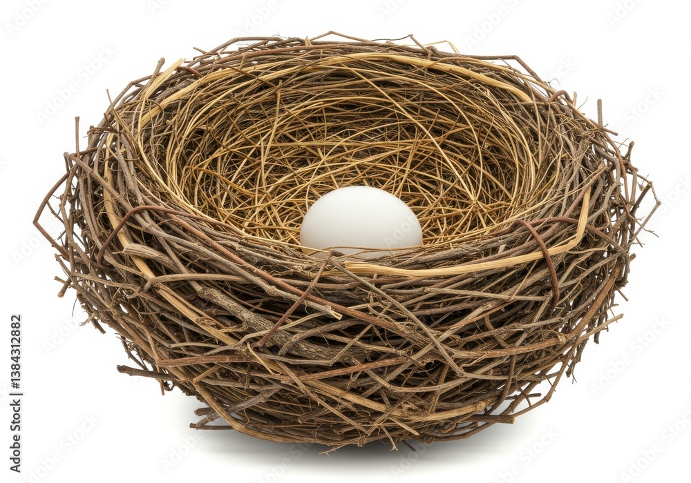 Bird s nest intricately woven Bird s nest intricately woven