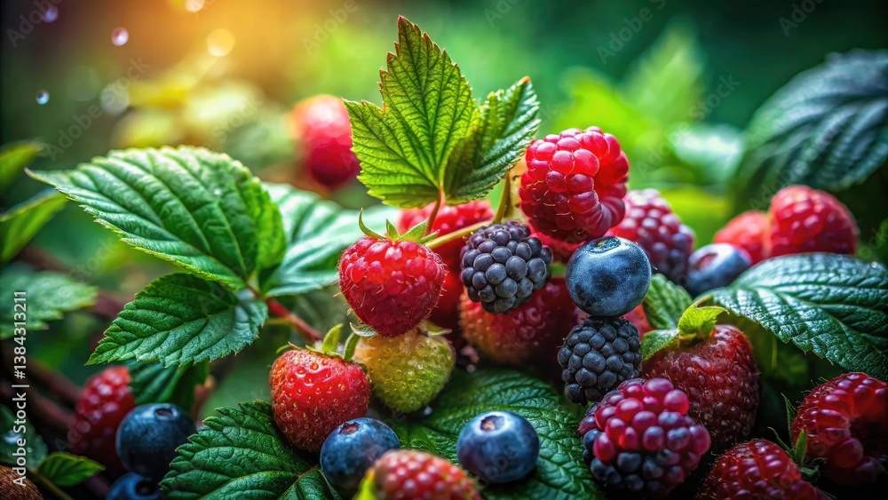 Captivating Low Light Photography of Wild Berries in Nature, Rich Textures and Colors, Natural Beauty, Close-Up Shots, Forest Berries, Macro Photography, Organic Elements, Seasonal Delights Captivating Low Light Photography of Wild Berries in Nature, Rich Textures and Colors, Natural Beauty, Close-Up Shots, Forest Berries, Macro Photography, Organic Elements, Seasonal Delights