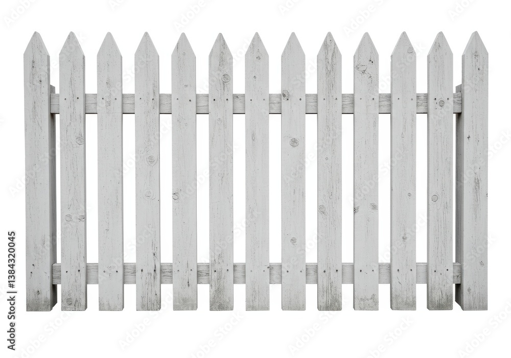 White wooden fence picket weathered White wooden fence picket weathered