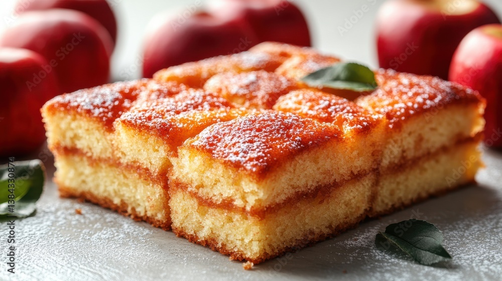 photo a Apple Cake isolated on white background,Transparent background, clear border, for easy background separation,stock photo photo a Apple Cake isolated on white background,Transparent background, clear border, for easy background separation,stock photo