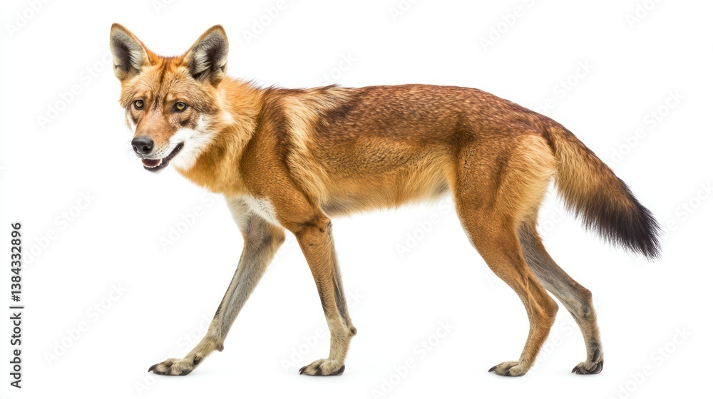 Obraz premium Dingo isolated on white background