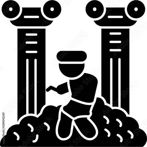 Archaeological Excavation Icon