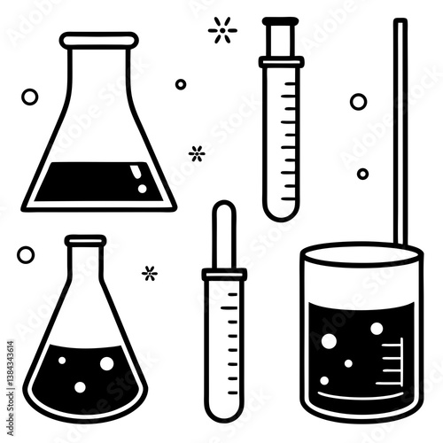 laboratory glassware and test tubes