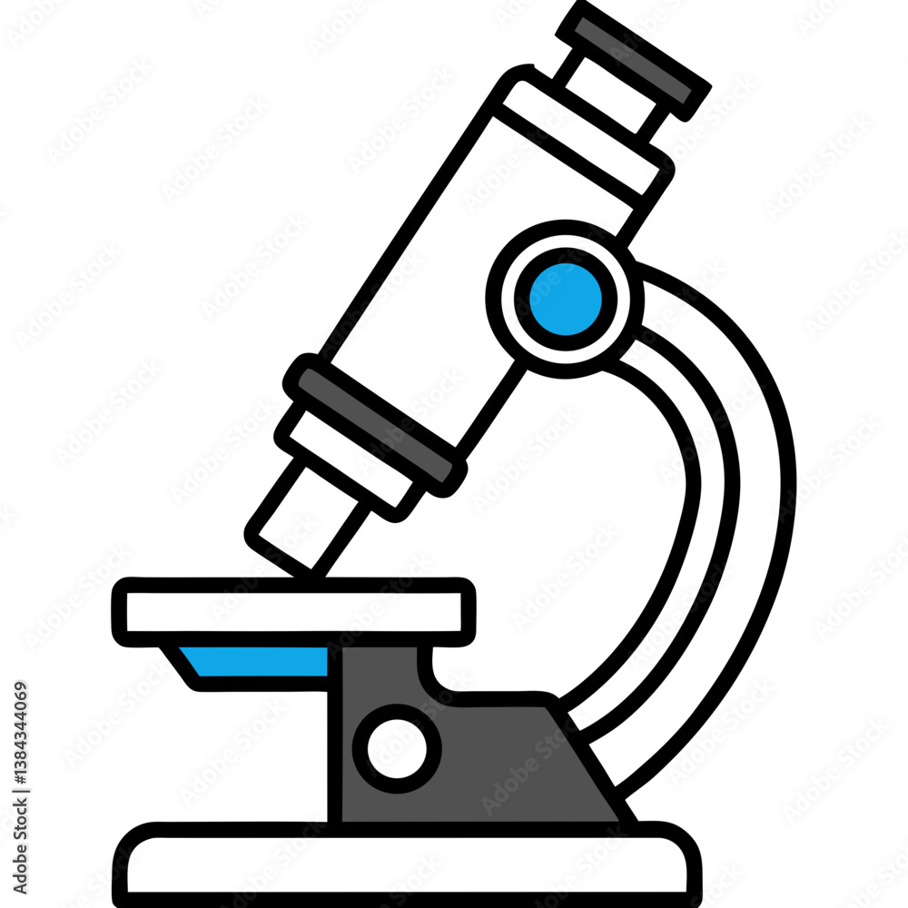microscope vector illustration microscope vector illustration