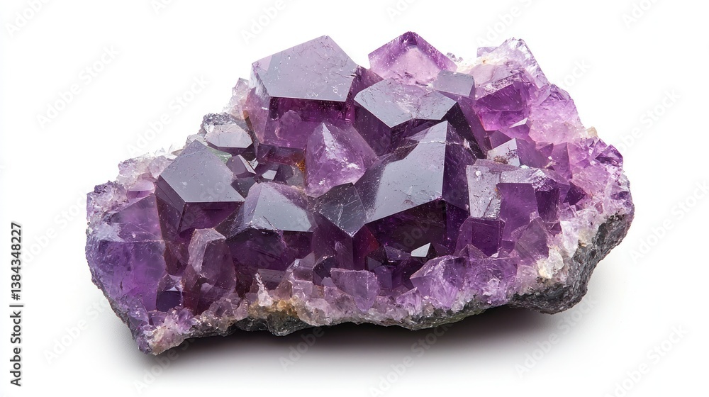 Fluorite isolated on white background Fluorite isolated on white background