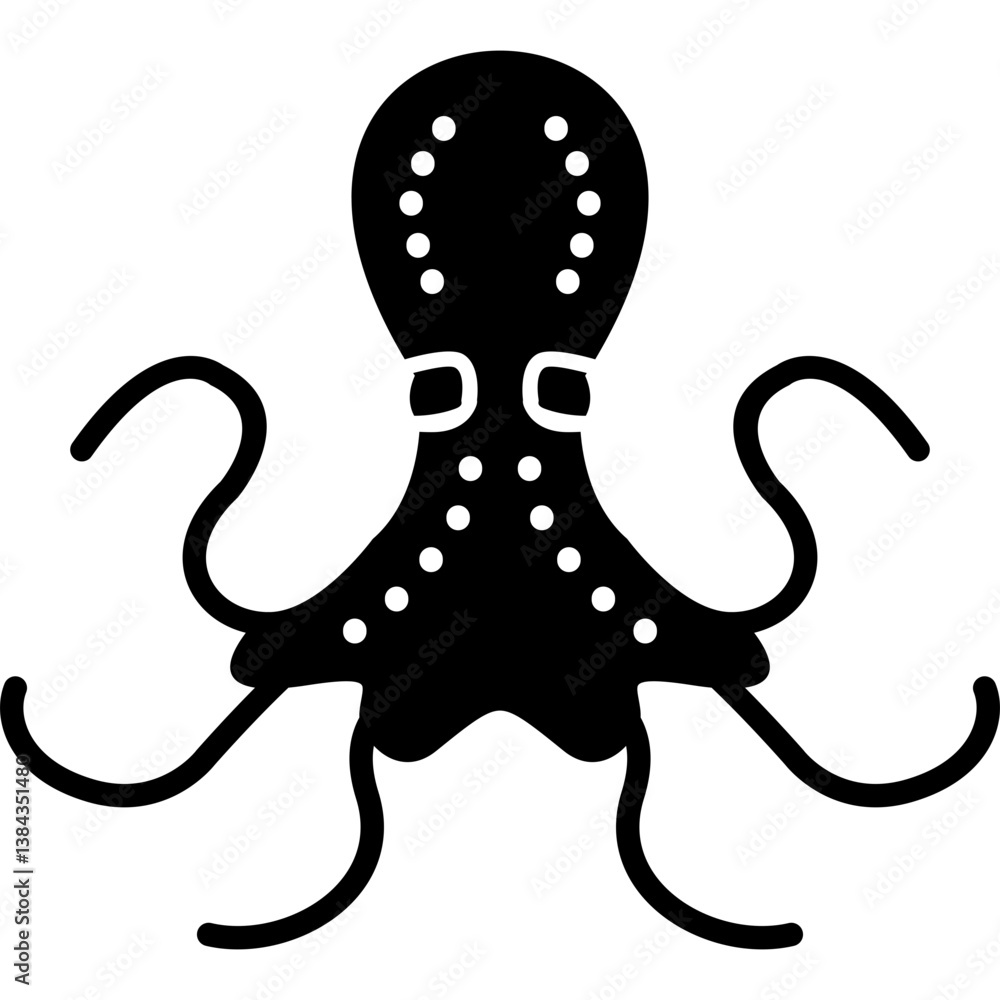 Obraz premium Octopus Icon