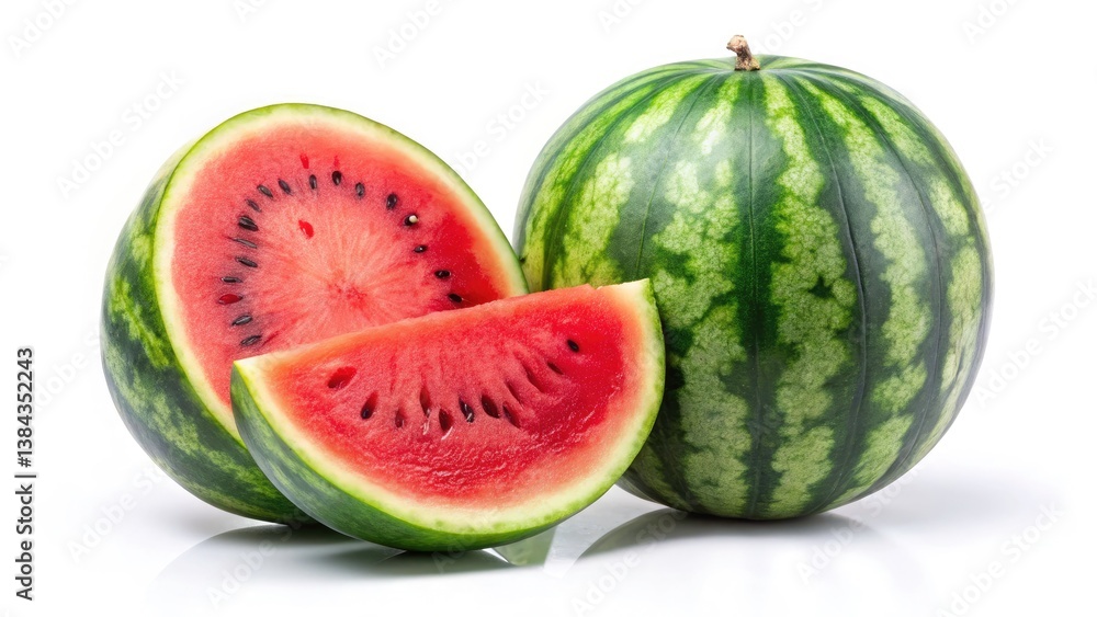 Minimalist Watermelon Photography: Sliced Summer Fruit, Red & Green Still Life, Fresh Watermelon Image, Juicy Watermelon Slice Minimalist Watermelon Photography: Sliced Summer Fruit, Red & Green Still Life, Fresh Watermelon Image, Juicy Watermelon Slice