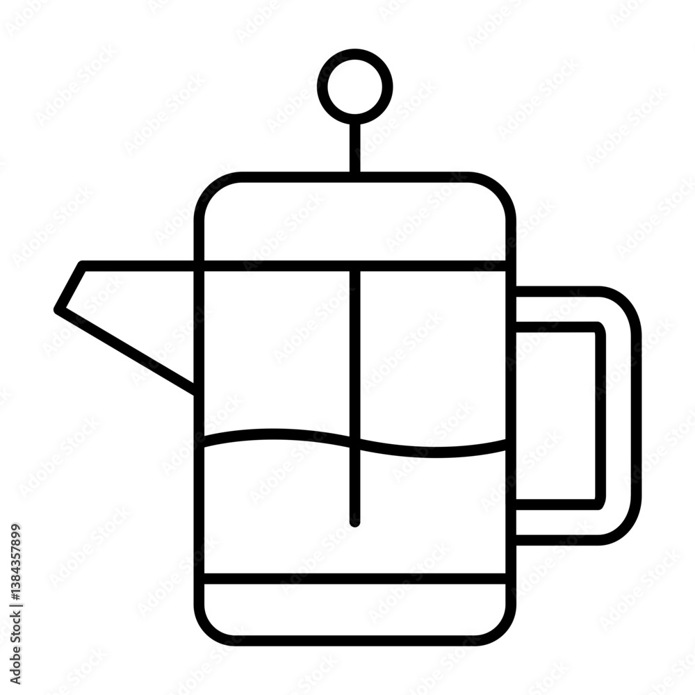 Coffee outline icon Coffee outline icon