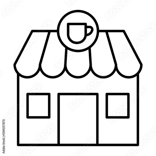 Café outline icon