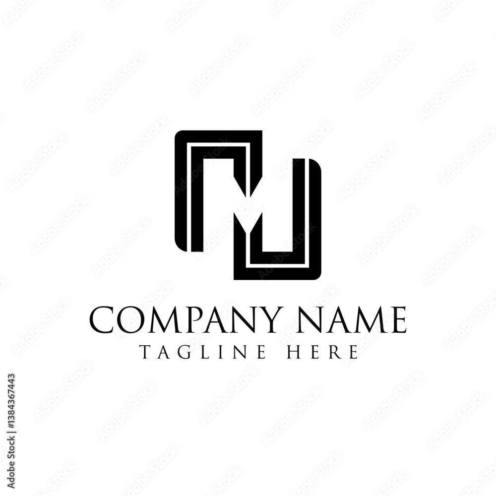 Obraz premium Letter MJ logo