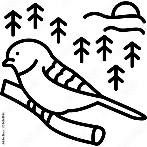Black-capped Chickadee Icon