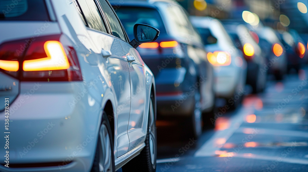 A line of cars in traffic. stock image, hd quality, natural look, A line of cars in traffic. stock image, hd quality, natural look,
