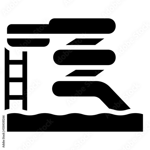 Zigzag Water Slide