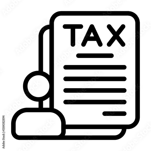 Tax Consultation Outline Icon
