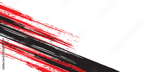 black white and red grunge texture background vector illustration eps 10