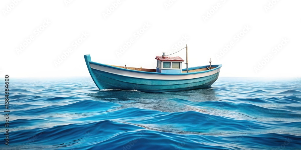 Naklejka premium Vintage Seascape: Retro Boat Photography, Ocean Vessel, Sailing Ship, Classic Yacht, Nautical Image, Old Photo, Seafaring, Maritime, Aged Photograph