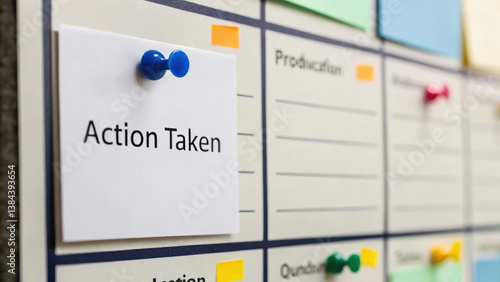 Action taken is key element in error prevention and corrective action processes, ensuring effective management and resolution