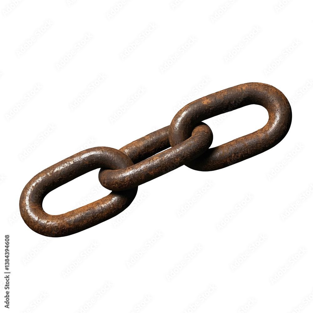 Obraz premium old rusty chain