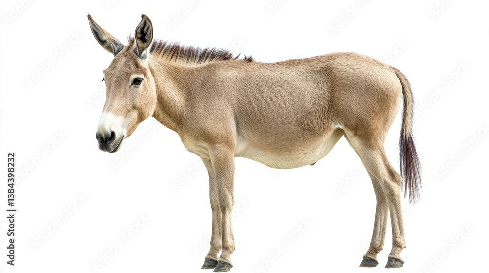 Obraz premium Onager isolated on white background