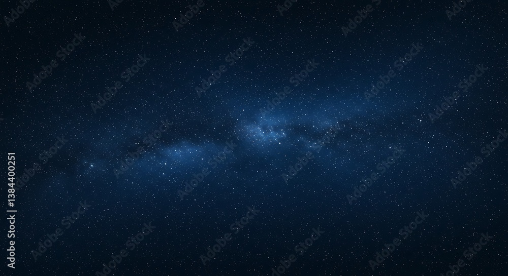 Stunning Night Sky Full of Stars and Deep Space with Nebula Effects Stunning Night Sky Full of Stars and Deep Space with Nebula Effects