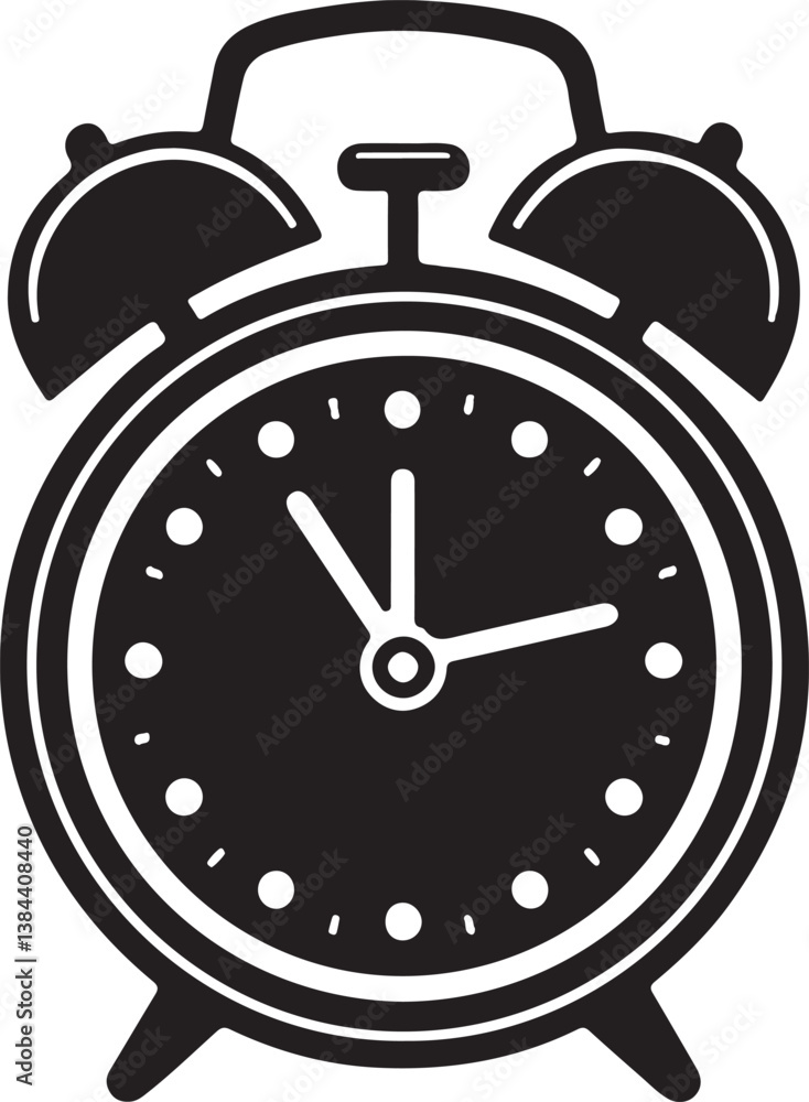 Ringing alarm clock vector illustration on white background
Ringing alarm clock vector illustration on white background