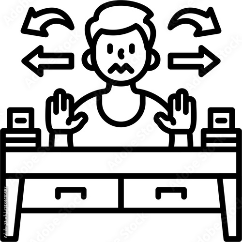Distracted Icon