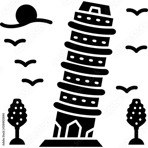 Pisa Tower Icon