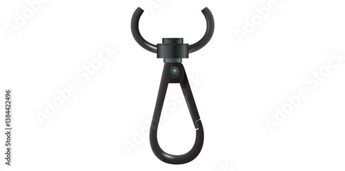 Realistic Plastic Clasp Vector Illustration.	