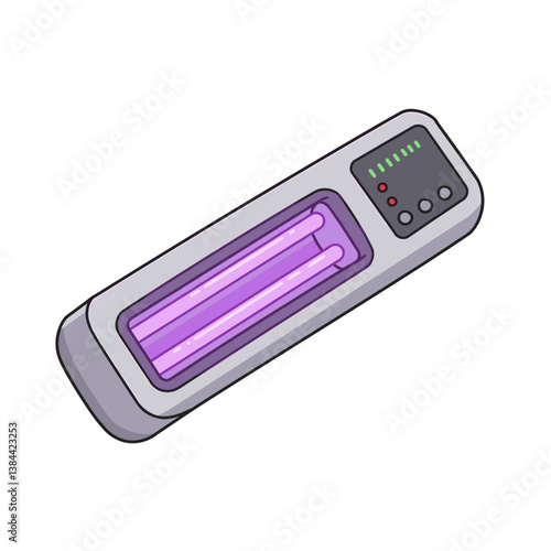 UV Light Sterilizer Device Illustration  