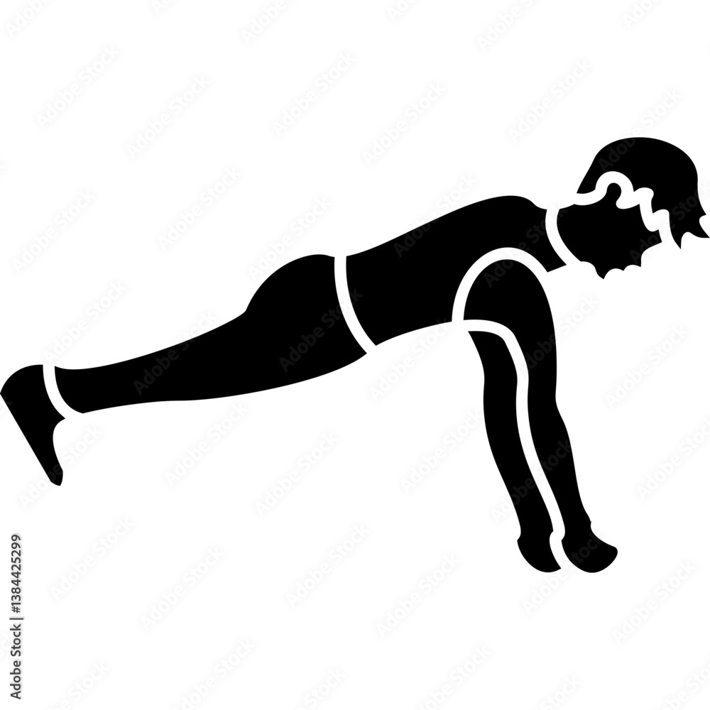 Side Plank Icon Side Plank Icon