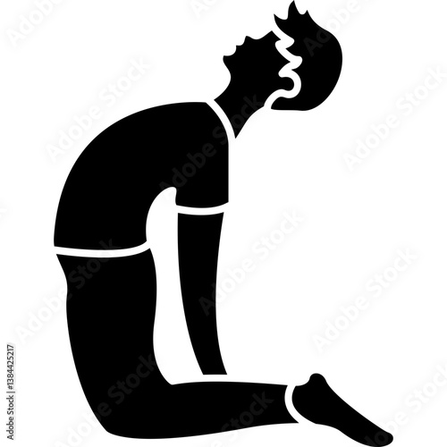 Camel Pose Icon