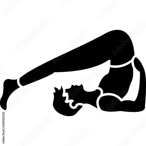 Plow Pose Icon