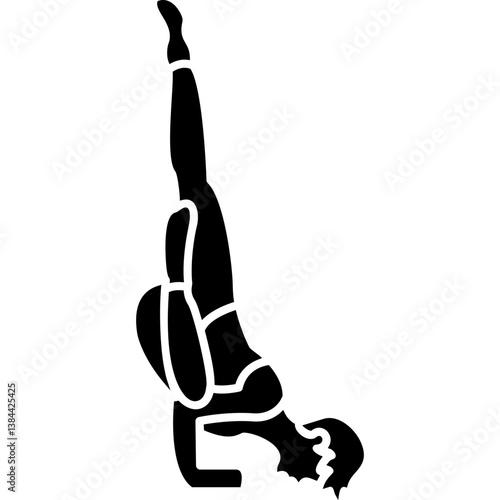 Fallen Angel Pose Icon