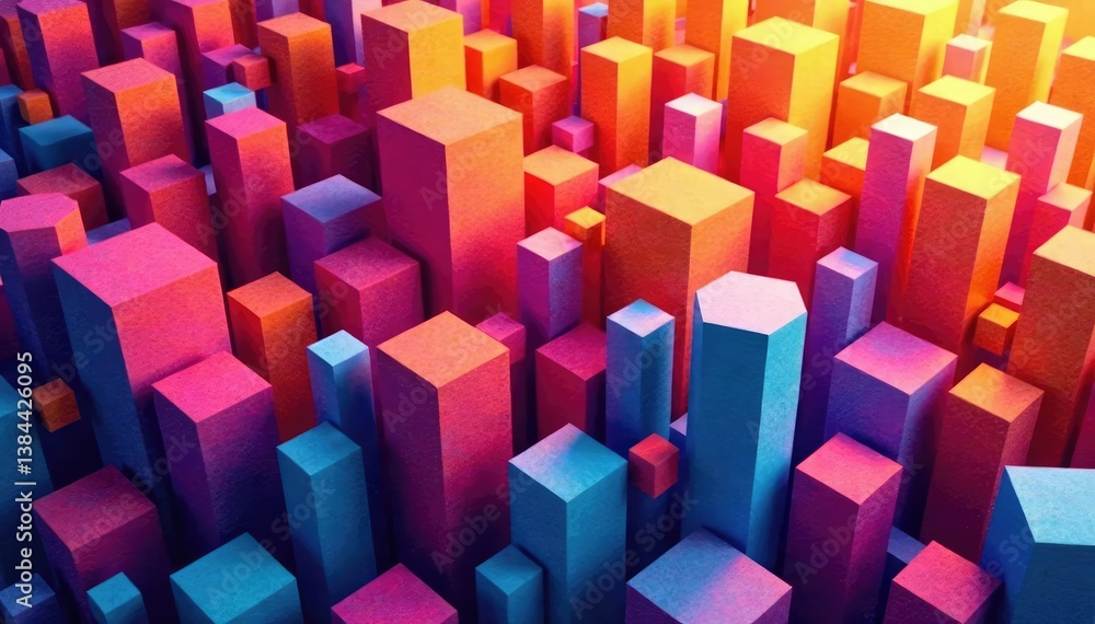 Abstract geometric shapes forming a continuous, vibrant pattern , geometric, tileable, kaleidoscope Abstract geometric shapes forming a continuous, vibrant pattern , geometric, tileable, kaleidoscope