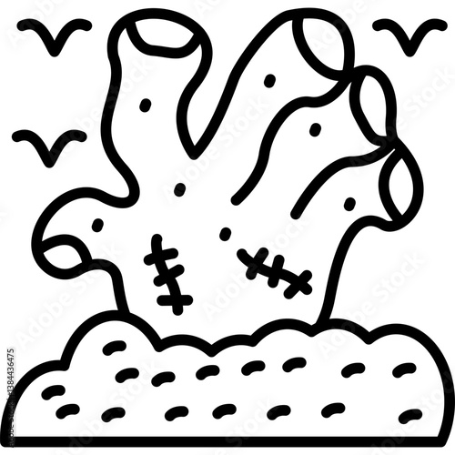 Zombie Hand Icon