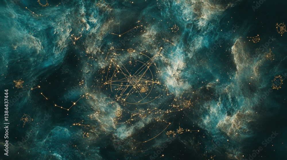 Fototapeta premium Cosmic Abstract Design