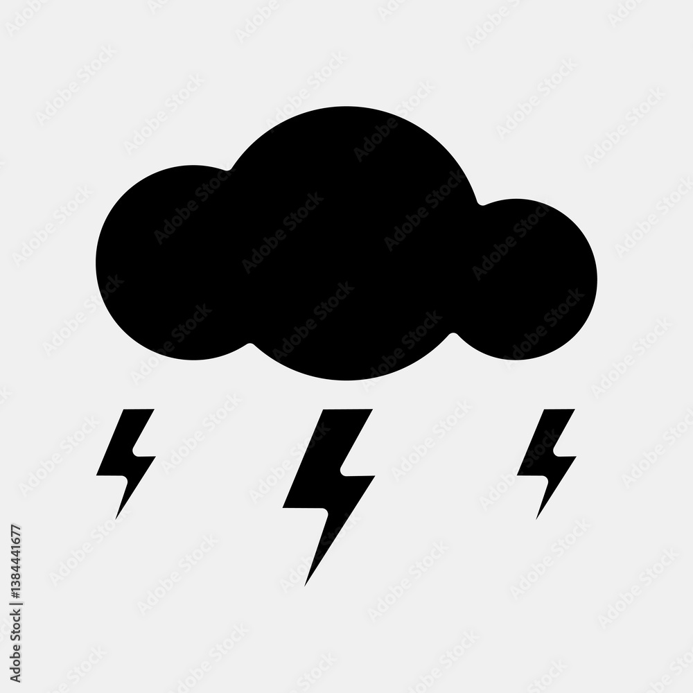 Icon lighting. Weather elements symbol. Icons in glyph style. Good for prints, web, smartphone app, posters, infographics, logo, sign, etc. Icon lighting. Weather elements symbol. Icons in glyph style. Good for prints, web, smartphone app, posters, infographics, logo, sign, etc.